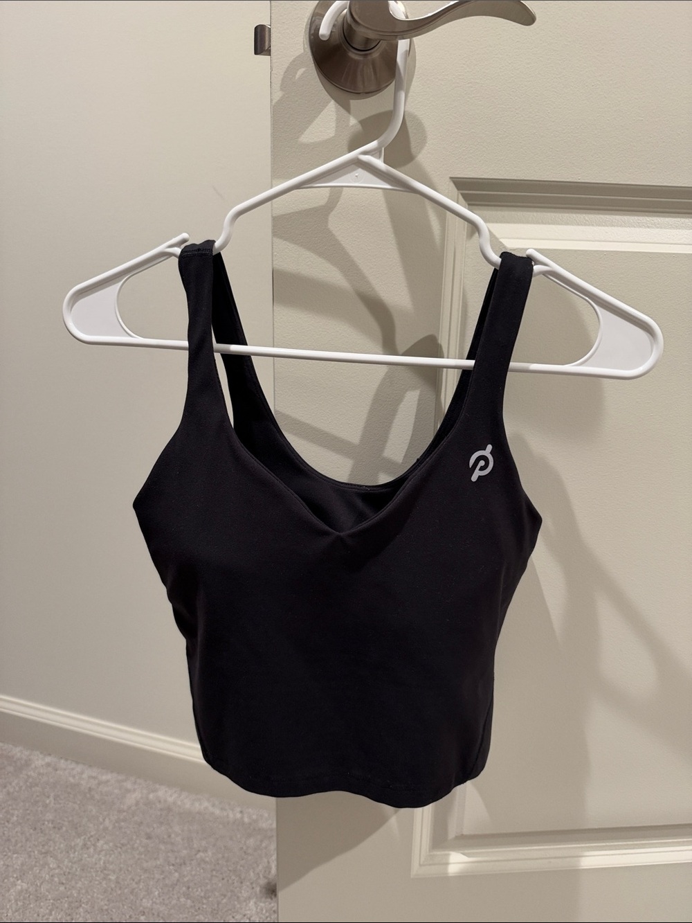 Lululemon Black Supportive Cropped Sports Bra Tank